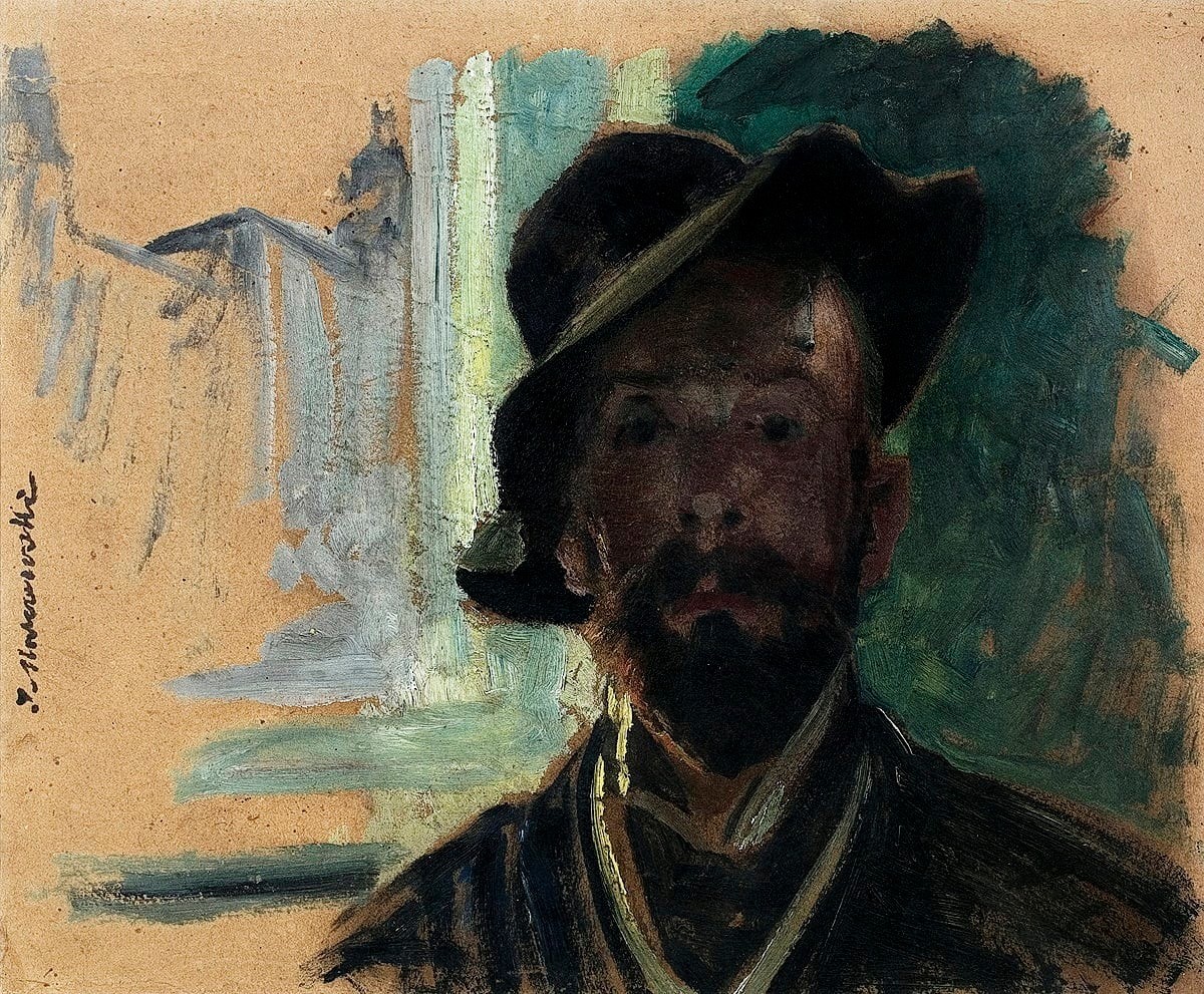 "Живопись. Портрет" by Jacek Malczewski