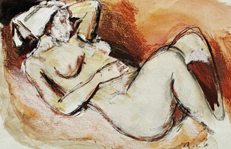 "Painting. Nude" by Corneliu Baba