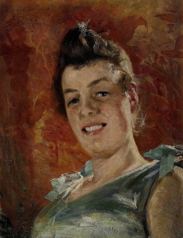 "Pictură. Portret" by Oscar Björck