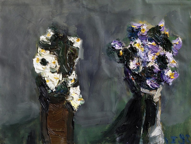 "Painting. Flowers" by Klaus Fußmann