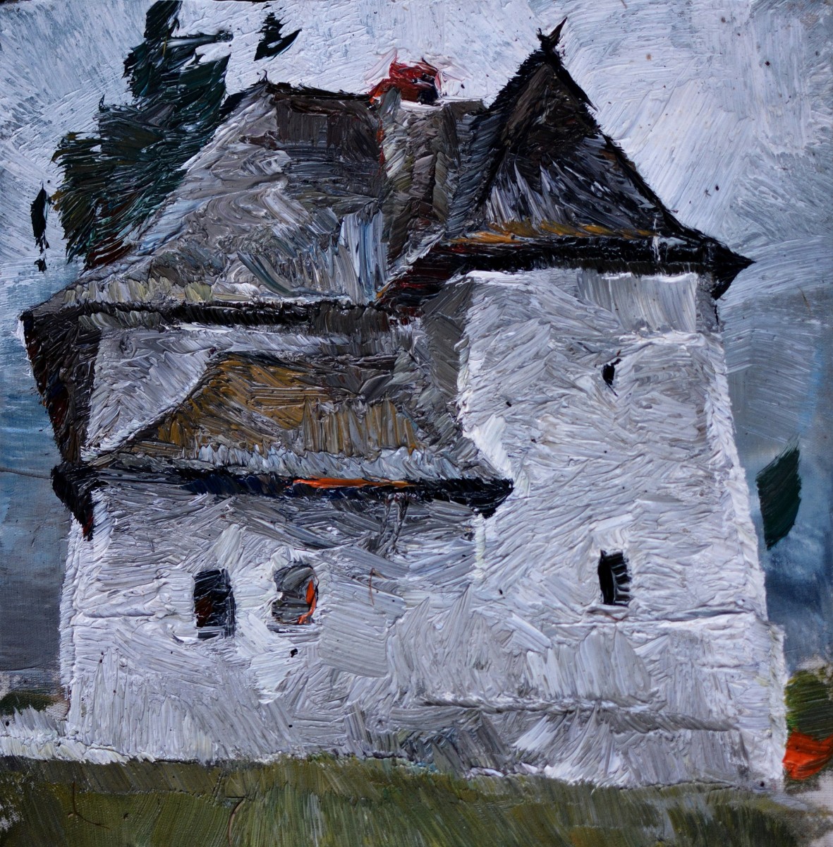 "Painting. Pleinair. Pleinair romania" by Doina Mîndrean, oil on canvas