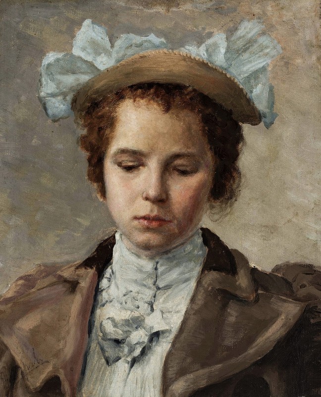 "Pictură. Portret" by Valentin Alexandrovich Serov