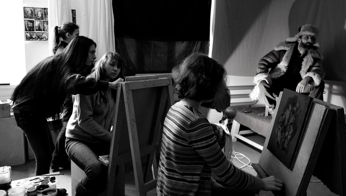 Sketches day. Students of Oxana Țip. 16 January 2017