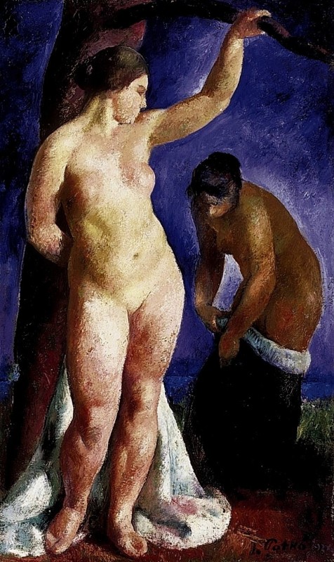 "Painting. Nude. Figure" by Károly Patkó