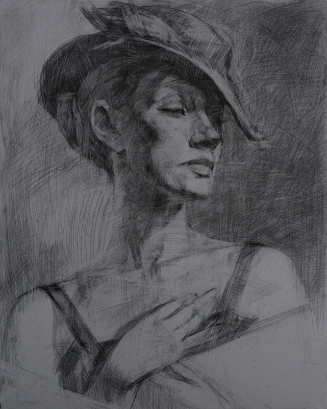 "Portret cu mâini" by Carolina Leagul, 2013