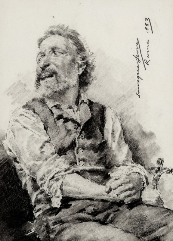 "Рисунок. Фигура / полуфигура" by Енриc Серра Аукьюуе