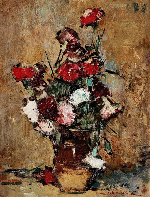"Pictură. Flori" by Teodor Harșia