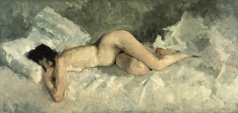 "Pictură. Nud" by George Hendrik Breitner