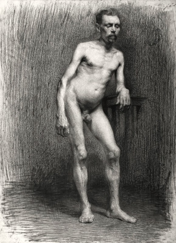 "Drawing. Nude" by Isaak Izrailevich Brodskii