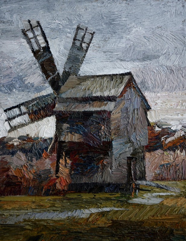 "Живопись. Пленэр. Пленэр в Румынии" by Думитрица Знаида, масло / холст