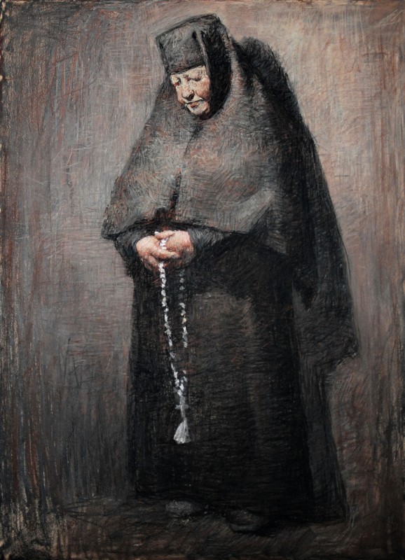 "Figură. Călugăriță" by Cэтэлин Граур, 2016