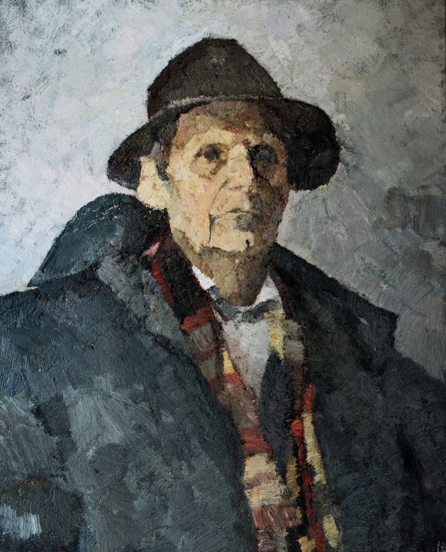 "Portret" by Ион Визновиcи, 2010, 520x420mm, масло / холст