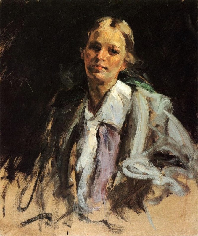 "Painting. Figure" by William Merritt Chase