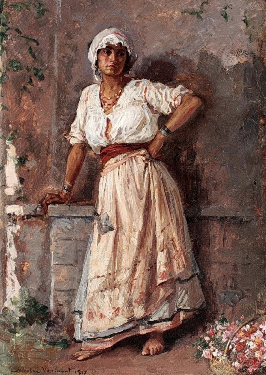 "Живопись. Фигура / полуфигура" by Ниcолае Вермонт, масло / панель