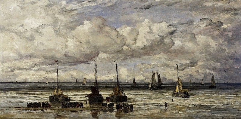 "Painting. Marine landscapes" by Hendrik Willem Mesdag