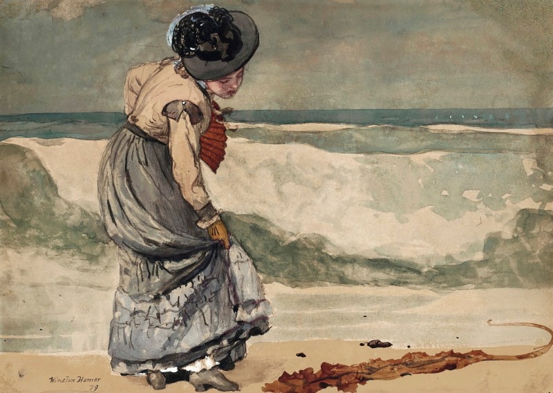 "Pictură. Figură / semifigură. Peisaj maritim" by Winslow Homer