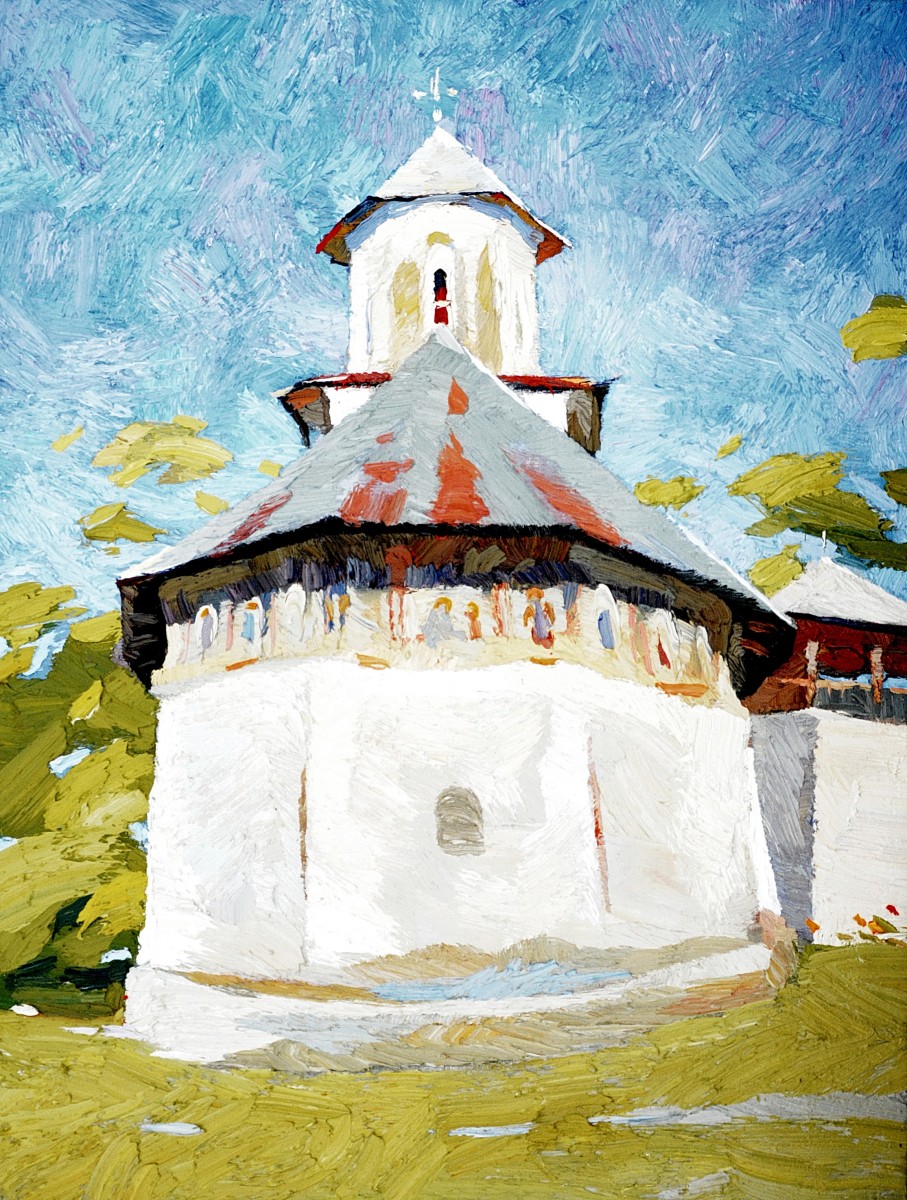 "Мэлдэрэшть (Măldărăști)" by Анатол Гимпу, масло / холст
