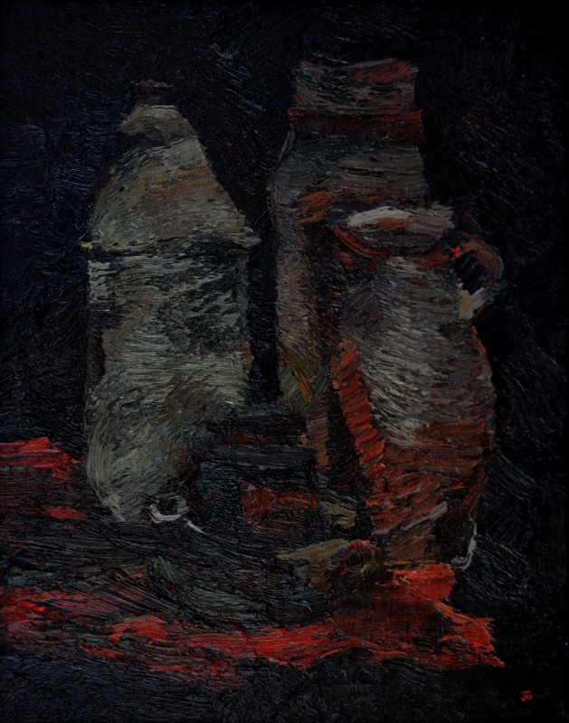"Painting. Long term" by Oxana Țip, 500x400mm, oil on canvas