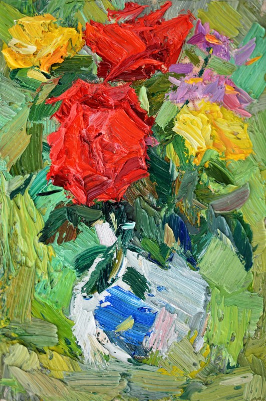 "Painting. Pleinair. Long term" by Ștefan Mocanu, 300x200mm, oil on canvas