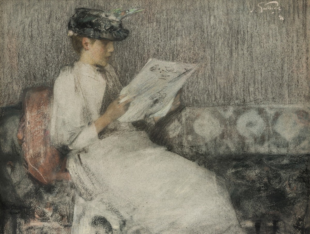 "Desen. Figură / semifigură" by James Guthrie