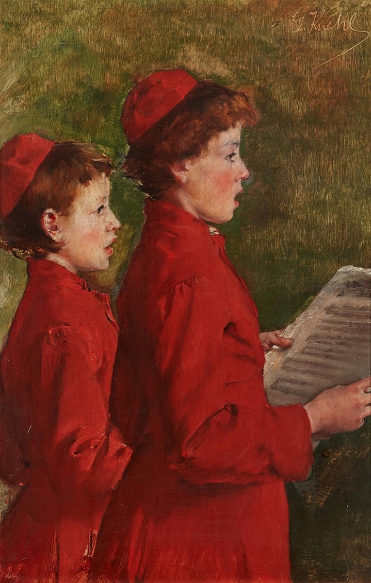 "Painting. People" by Gotthardt Kuehl