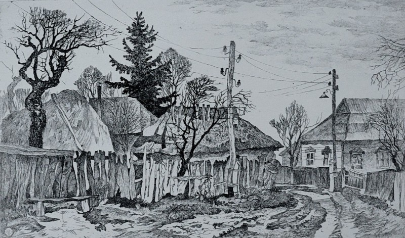 "Desen. Peisaj" by Ivan Kristich Senezh