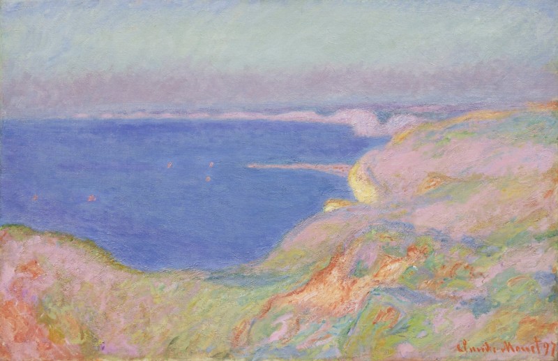 "Pictură. Peisaj maritim" by Claude Monet