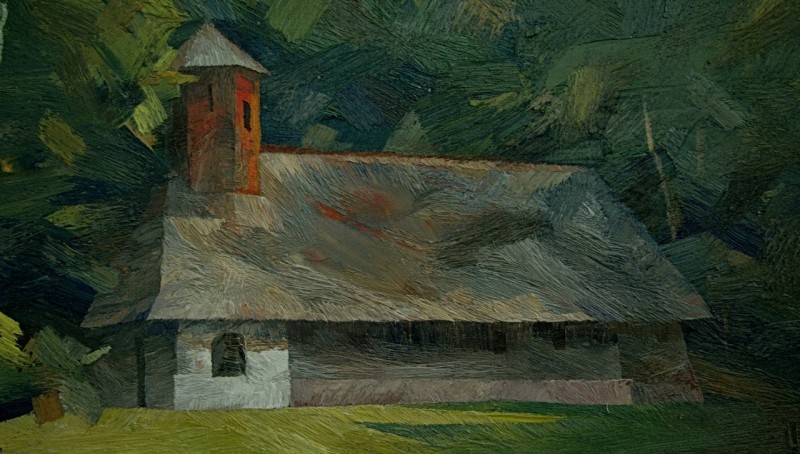 "Studiu" by Constantin Botezat, 2013, oil on canvas