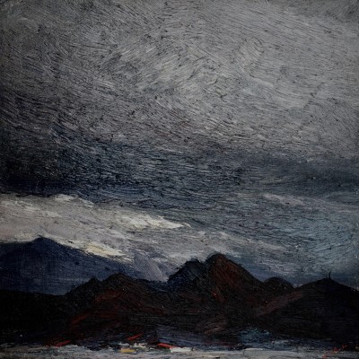 "Nebedag" by Анатол Гимпу, 2000, 520x520mm, масло / холст