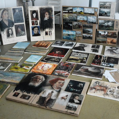 Александру Бодруг at Просмотр в Академическом лицее искусств "Игорь Виеру" / Копии. 5 сентября 2016 г.