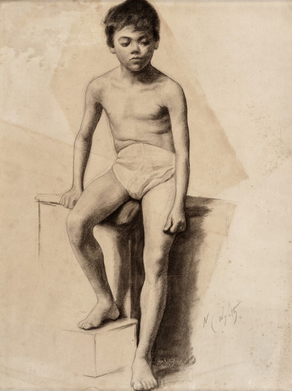 "Desen. Nud" by N. C. Wyeth
