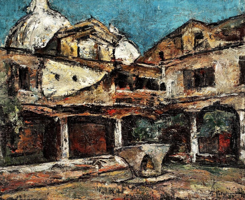 "Composition" by Gheorghe Petrașcu