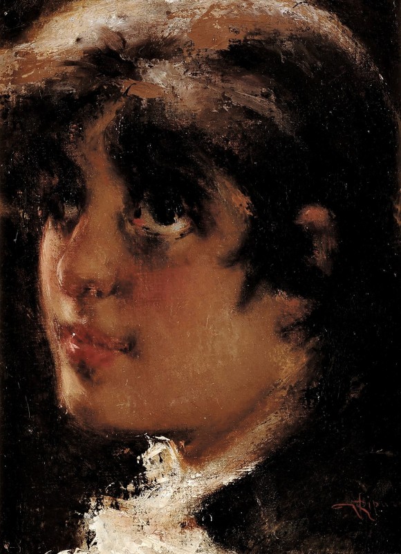 "Pictură. Portret" by Gaetano Bellei