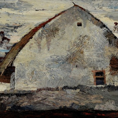 "Бутучены" by Анатол Гимпу, 1999, 420x520mm, масло / холст