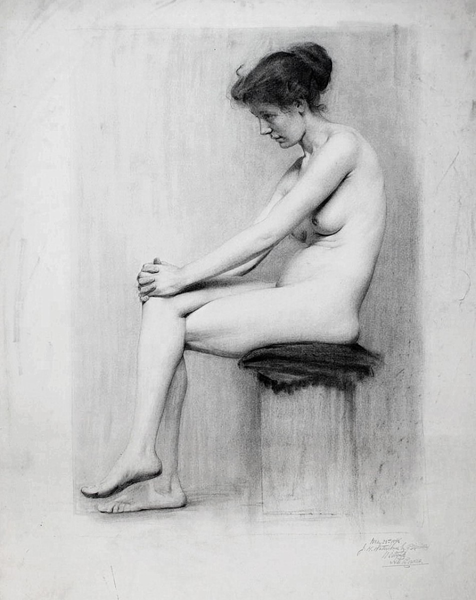 "Drawing" by Frank O. Salisbury