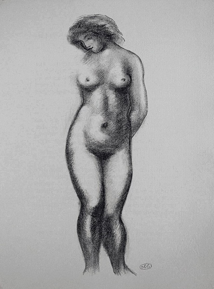 "Desen. Nud" by Aristide Maillol