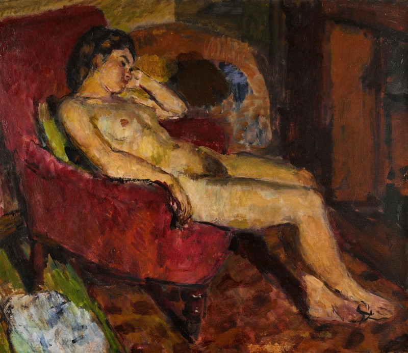 "Painting. Nude" by Ruskin Spear