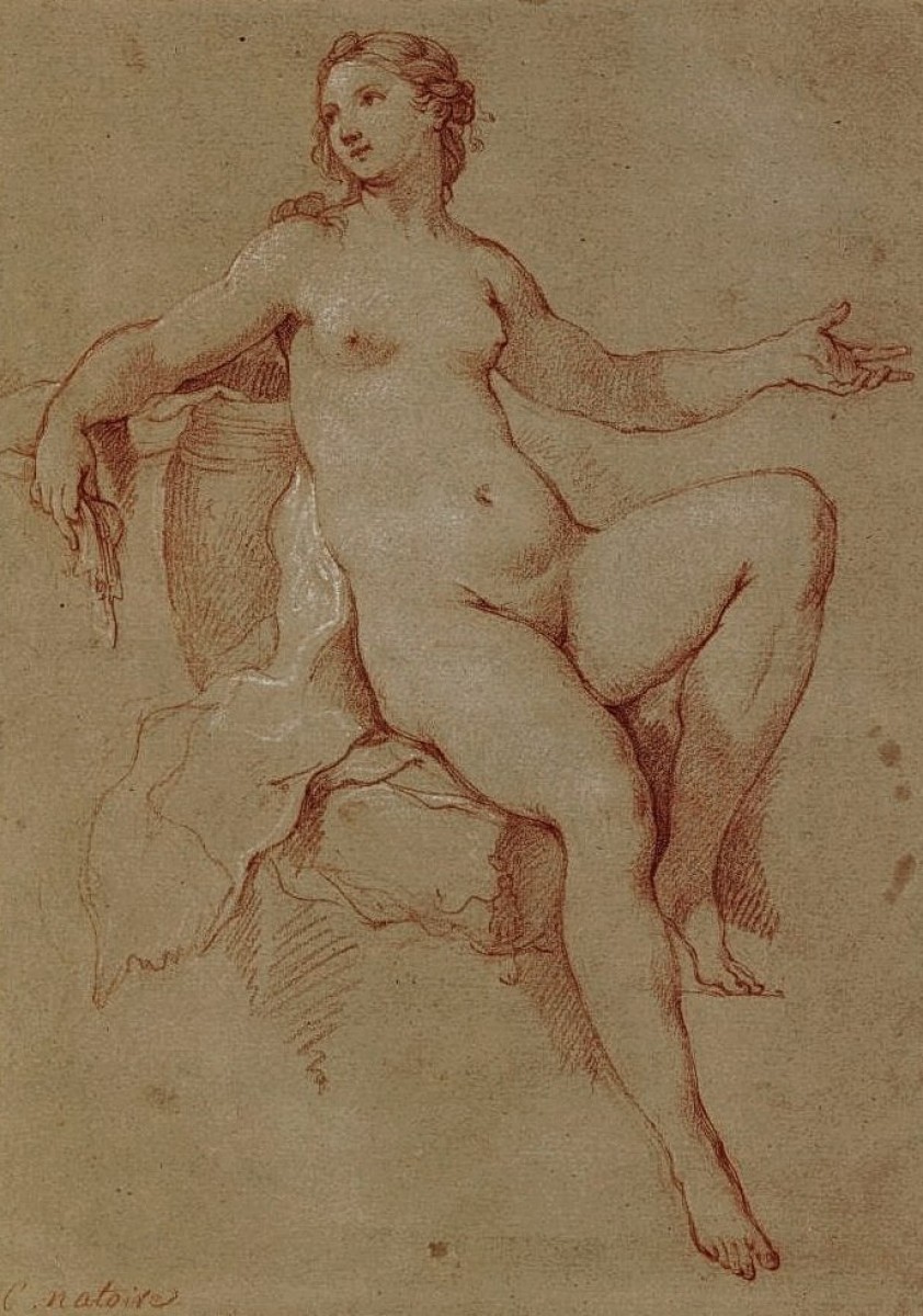"Desen. Nud" by Charles-Joseph Natoire