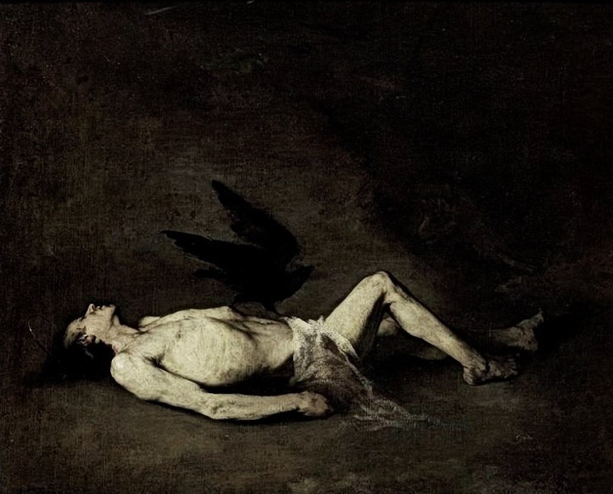 "Painting. Nude" by Théodule Ribot