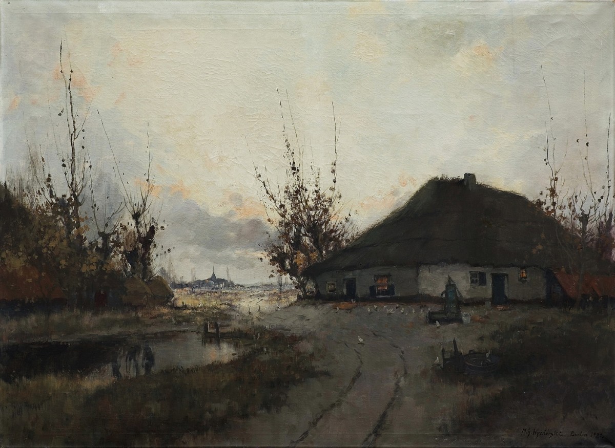 "Pictură. Rural" by Michał Gorstkin-Wywiórski
