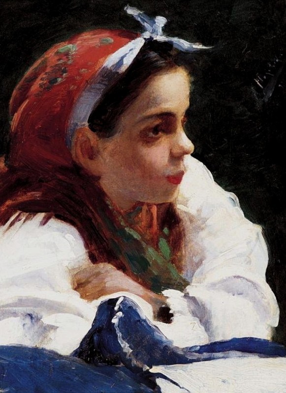 "Painting. Figure" by Aleksandr Vladimirovich Makovsky