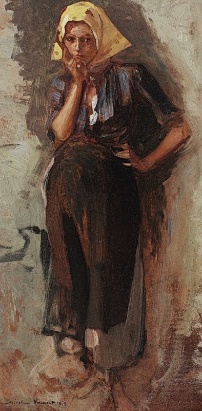 "Живопись. Фигура / полуфигура" by Ниcолае Вермонт, масло / панель