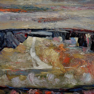 "Butuceni" by Anatol Ghimpu, 1996, 540x550mm, ulei pe pânză