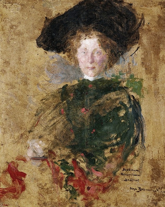 "Pictură. Portret" by Olga Boznańska