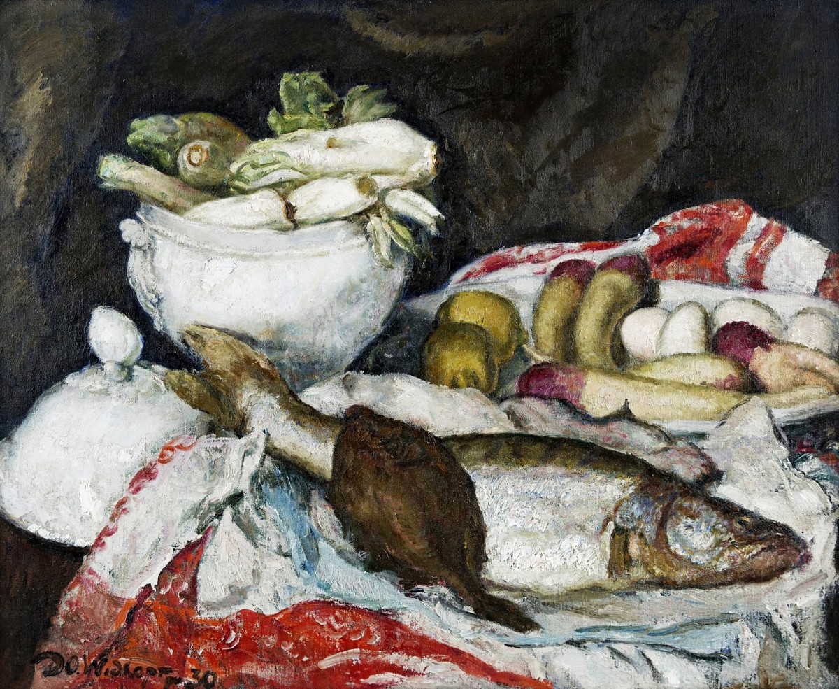"Painting. Still life" by David Osipovich Vidgof