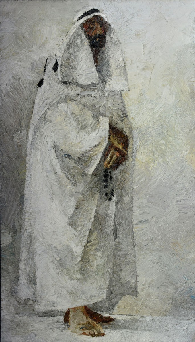 "Figură. Arab" by Влада Cибуc, 2016, 740x420mm, масло / холст
