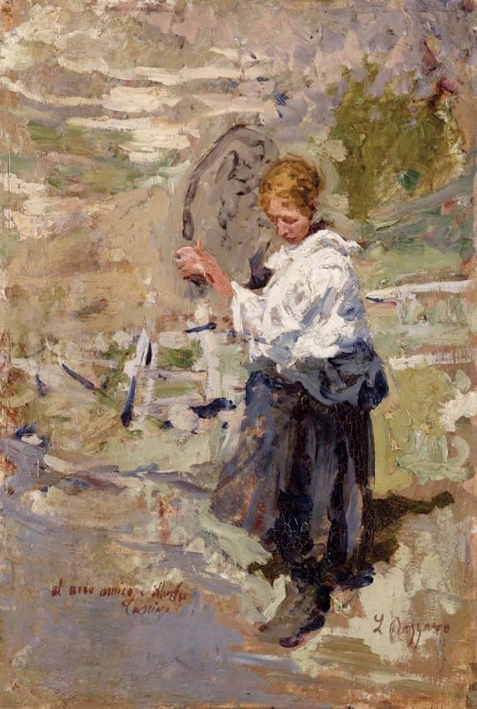 "Painting. Figure" by Leonardo Bazzaro