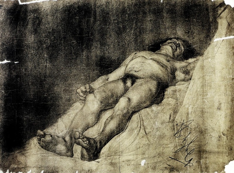 "Desen. Nud" by Anton Ažbe