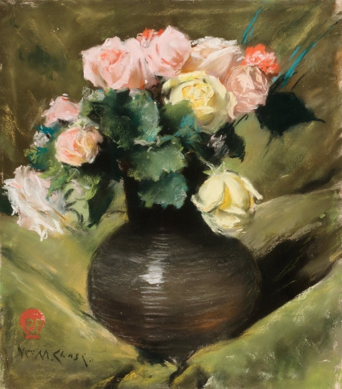"Painting. Flowers" by William Merritt Chase