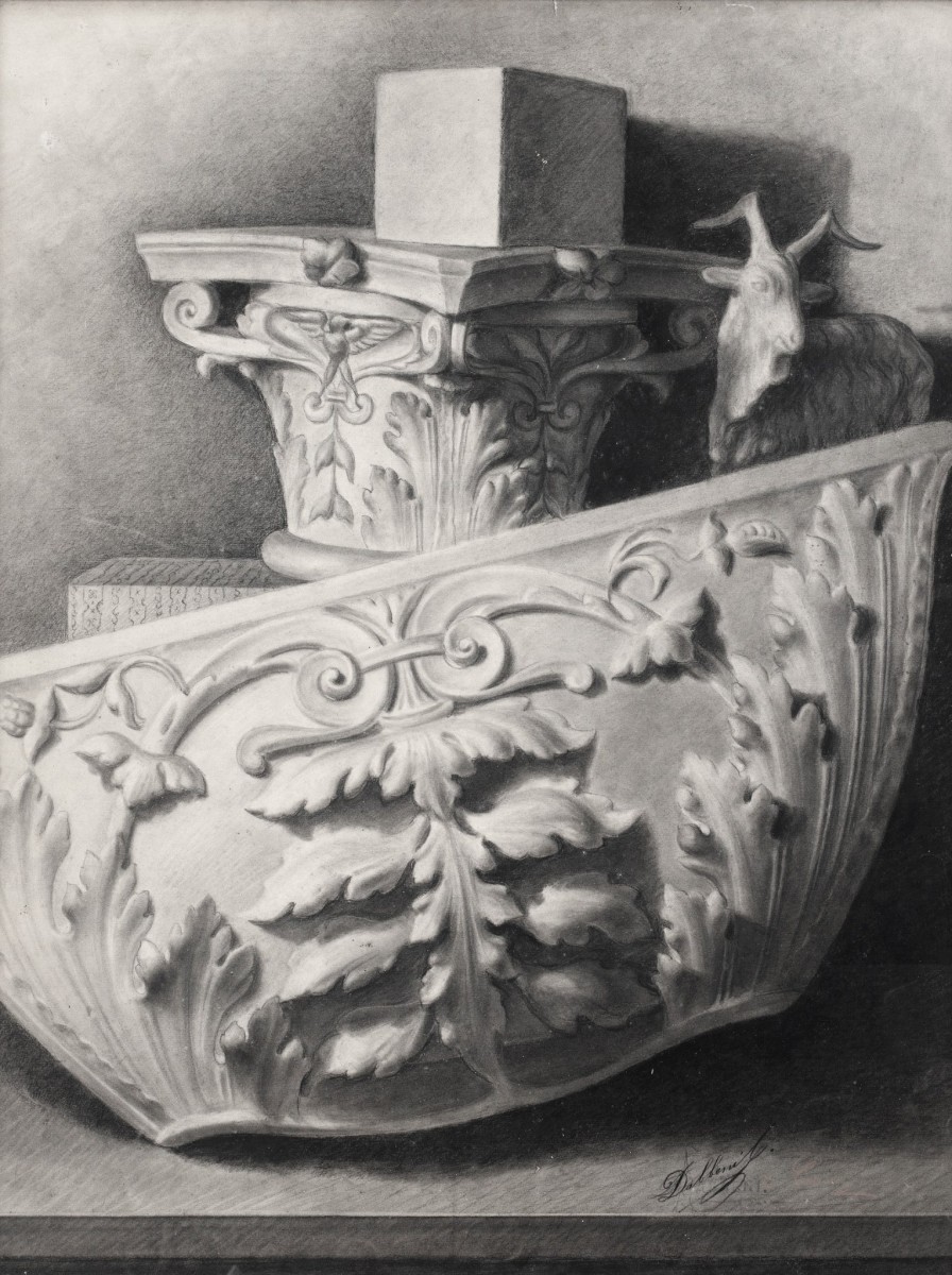 "Рисунок. Гипс, голова, руки и ноги" by Egidio Dabbeni